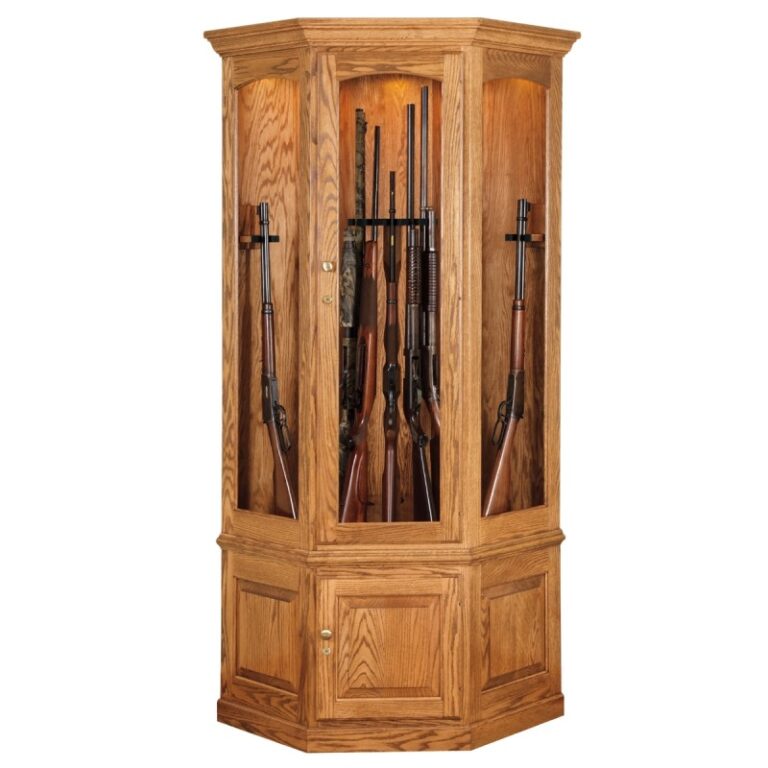 Black Forest 14 Gun Corner Cabinet