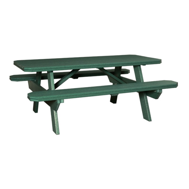 6′ Poly Picnic Table Image