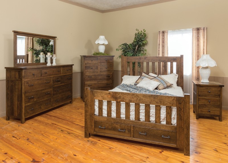 Timber Bedroom Set Image