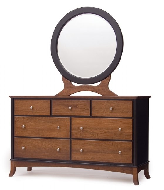 Manchester Double Dresser and Round Mirror Image