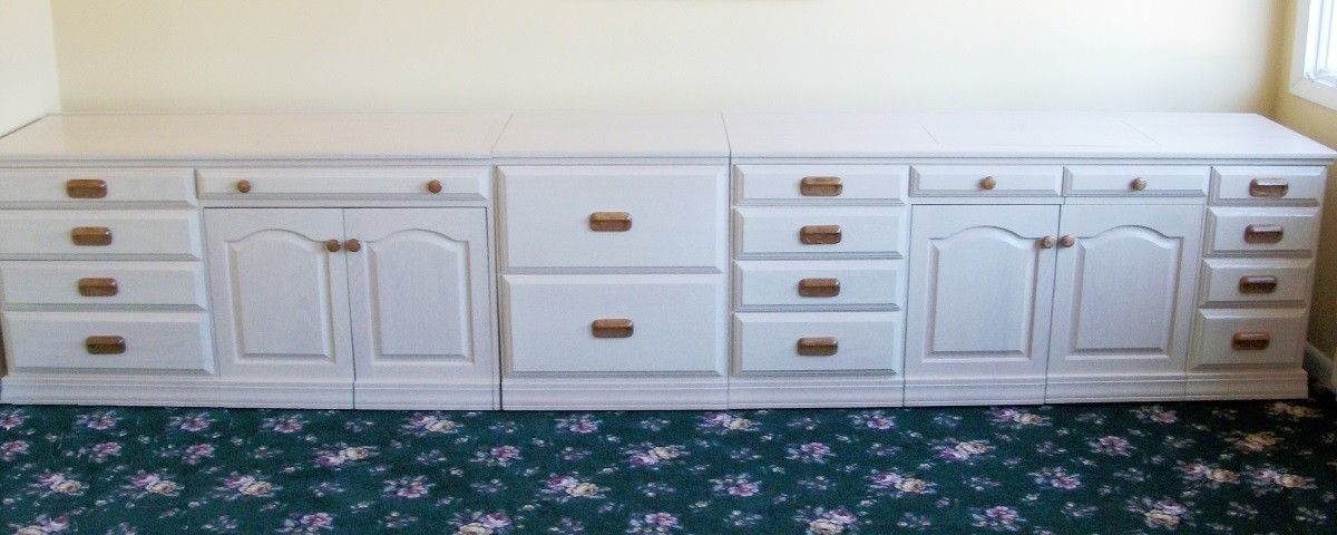 Custom Designed Sewing Cabinet Image