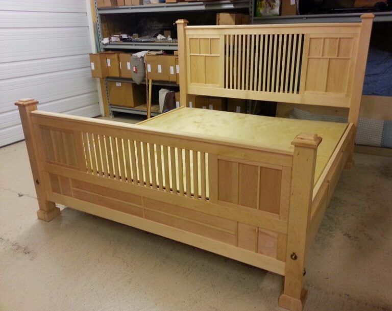 Custom Mission King Size Bed