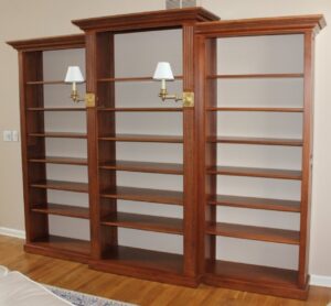 Custom Cherry Open Wall Unit Image