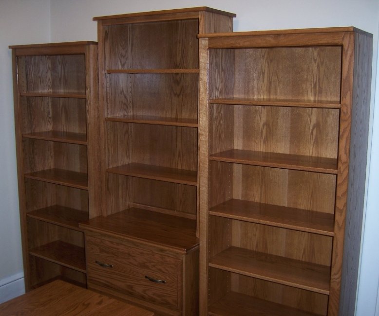 Custom Wall Unit With File Cabinet Image