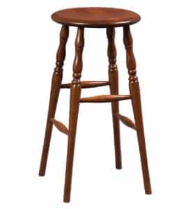 Round Turned Leg 30" Counter Stool Image