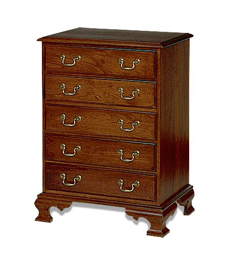 Colonial Bedside Chest of Drawers Image