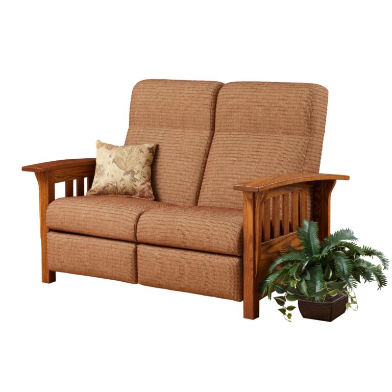 Classic Mission Reclining Love Seat