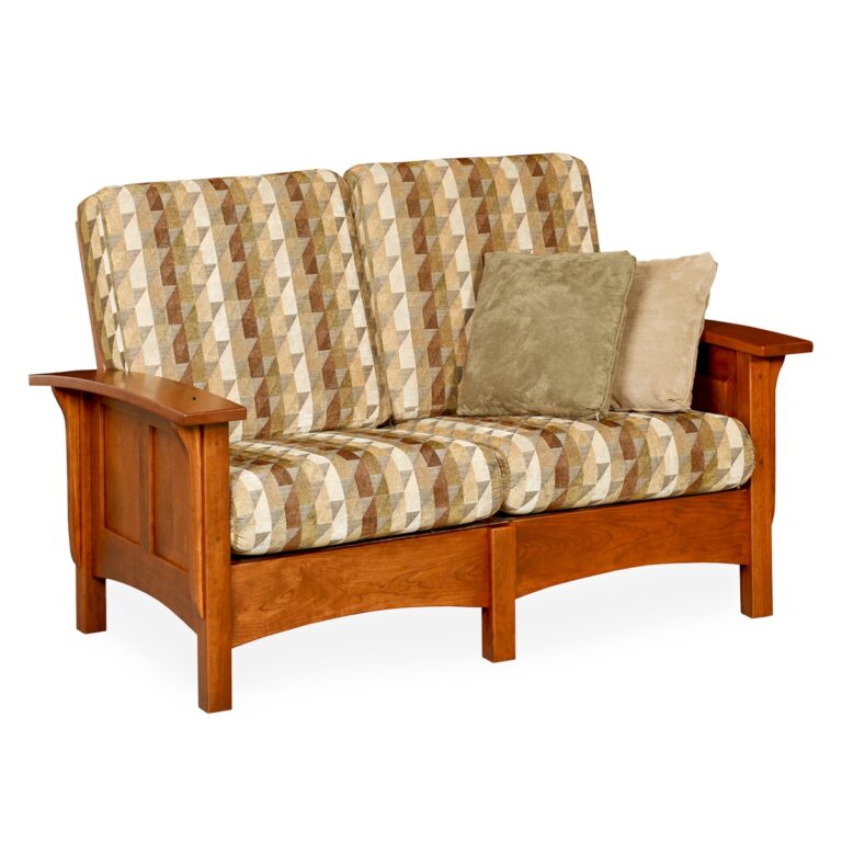 Paneled Mission Love Seat