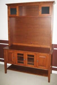 Custom Cherry Entertainment Center Image