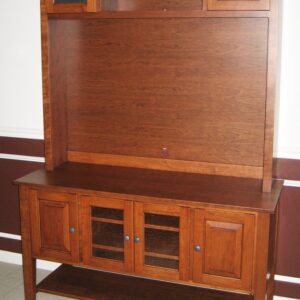 Custom Cherry Entertainment Center