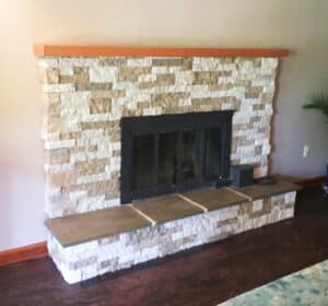 Custom Cherry Mantel Shelf Image