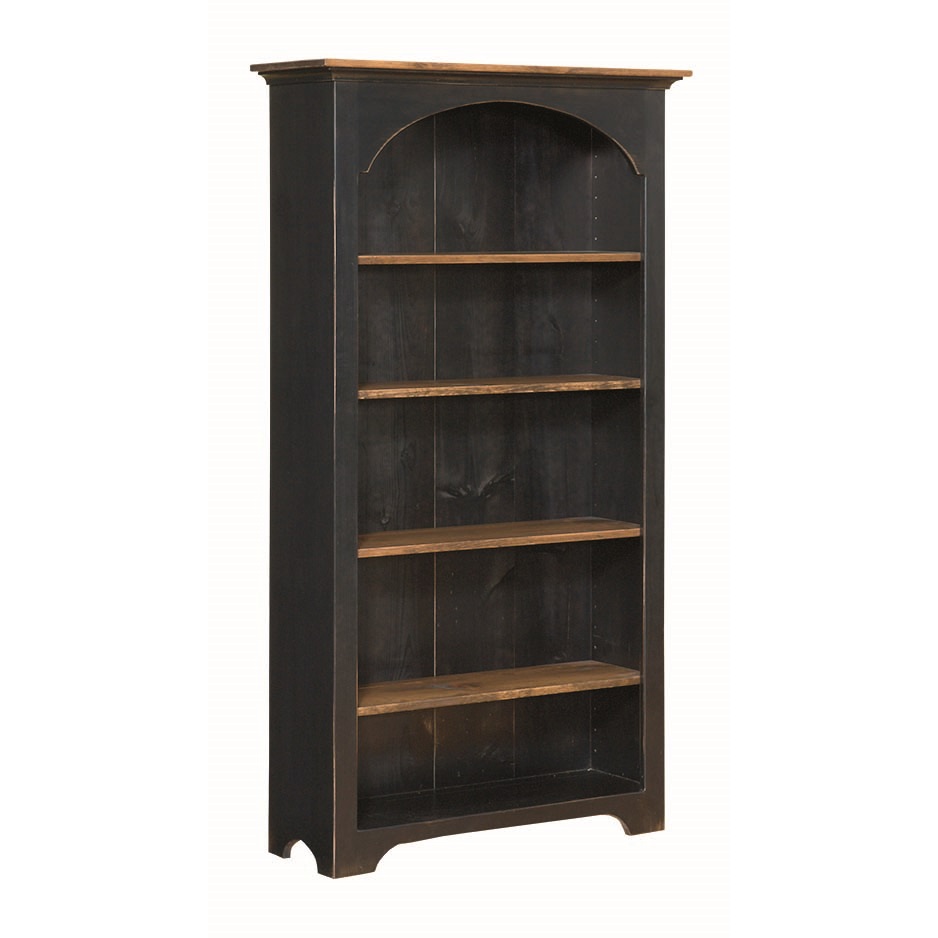 Pine Arched 6′ Bookcase Image