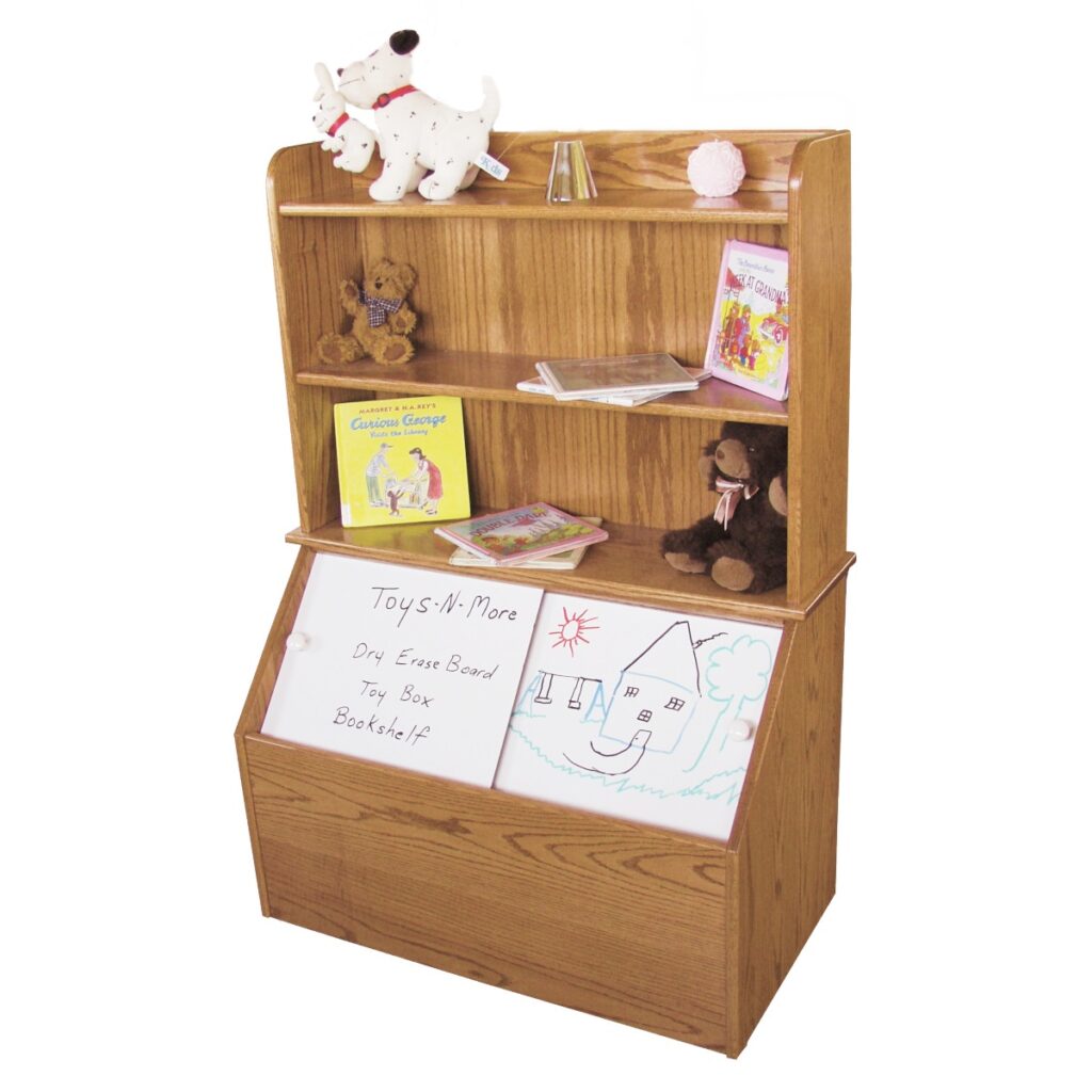 Toy Box With Bookshelf