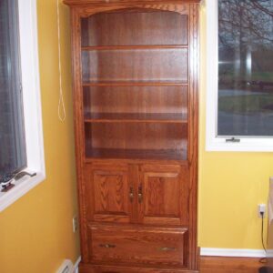 Custom Oak Storage Cabinet