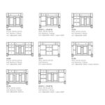 364 Turned Leg Island Layouts