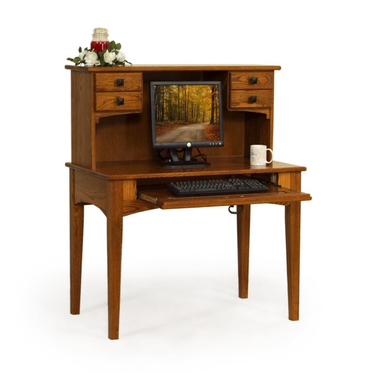 Small 40" Writing Desk & Hutch