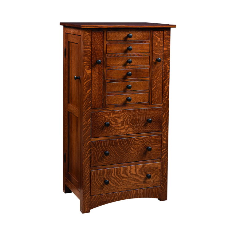 Bungalow Mission Jewelry Armoire
