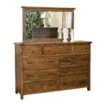 463 2934 2943 Timber Dresser And Mirror