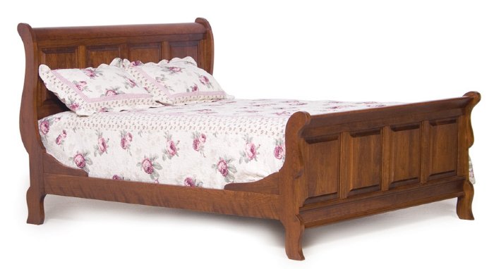 Colonial Sleigh Bed Image