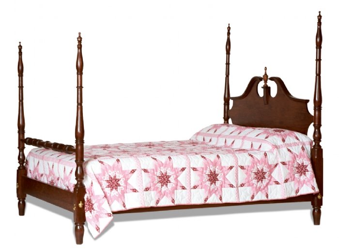 Colonial Pediment Bed Image