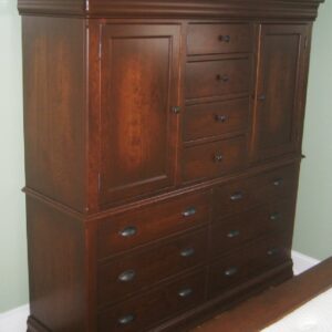 Custom Cherry Chateau Chifforobe