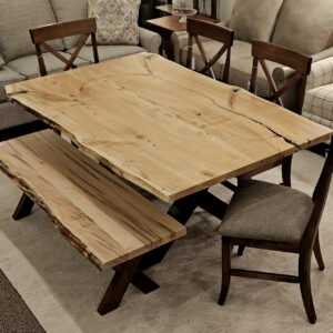 212 4472 22D FW47392 Live Edge Dining Set