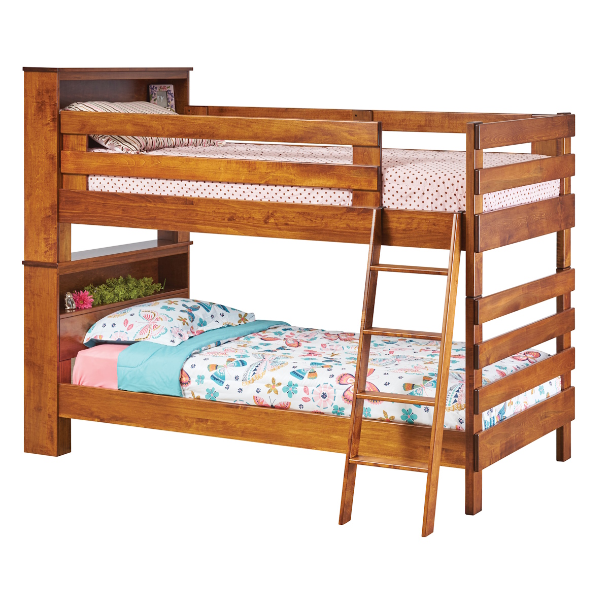 Child’s Bookcase Bunk Bed Image