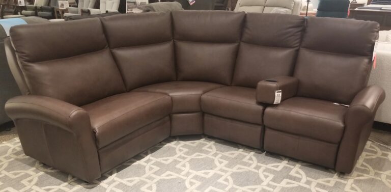Manual Reclining Sectional with Arm Rest