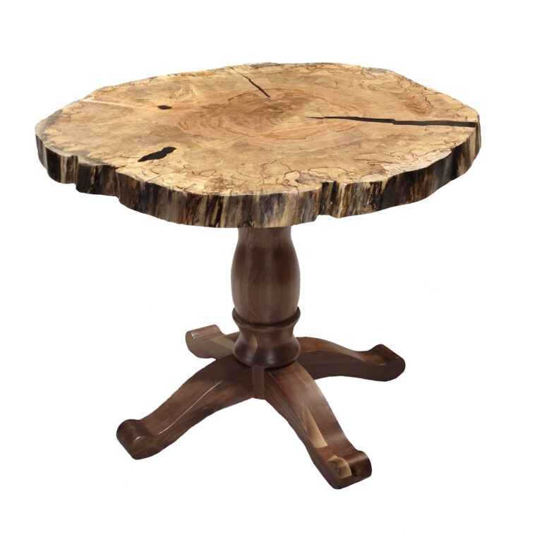 Live Edge Brooke Pedestal Table