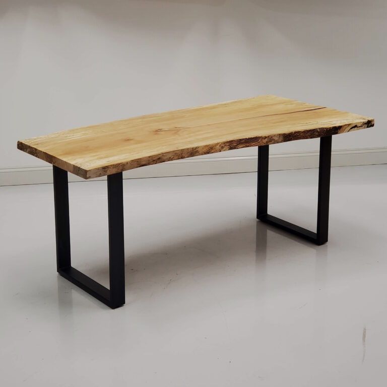 Spalted Maple Live Edge Desk