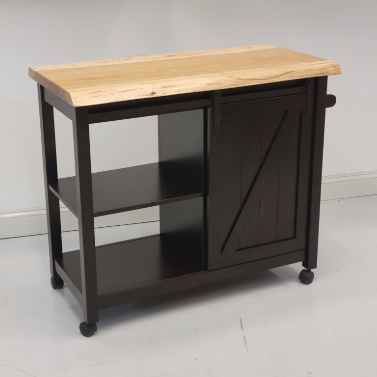 Live Edge Serving Cart
