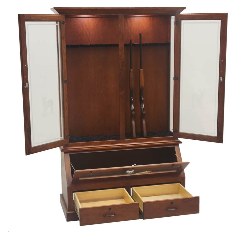 248 5027 10 Gun Cabinet Open