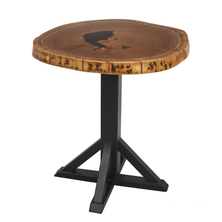 Live Edge Walnut Farmhouse Pub Table