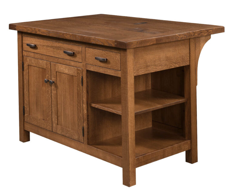 Rustic Brookline Kitchen Island