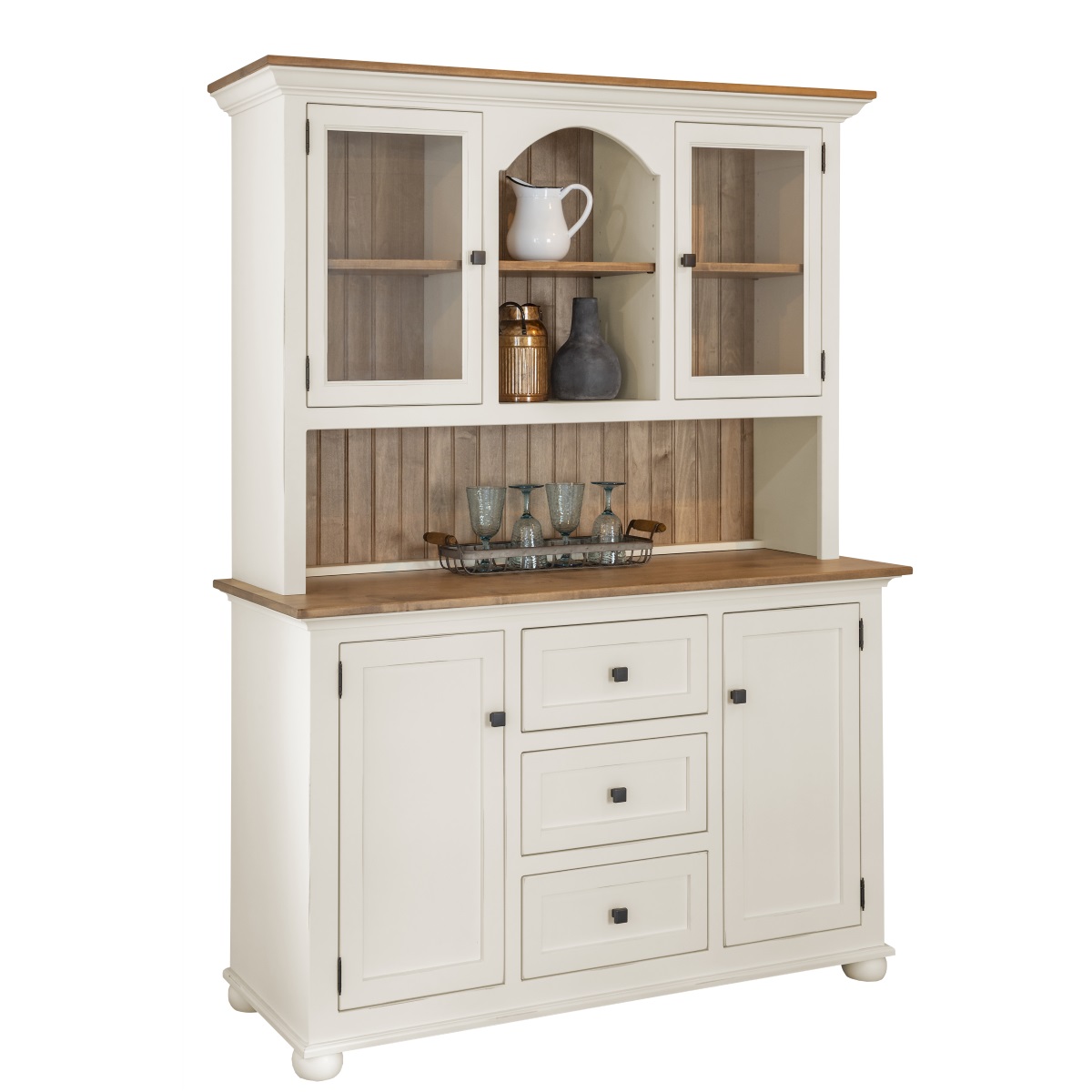 Pine Arched Hutch Image