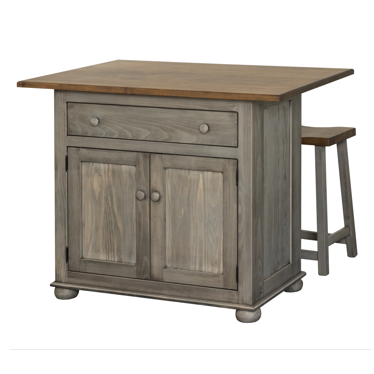 Pine Small Kitchen Island Image