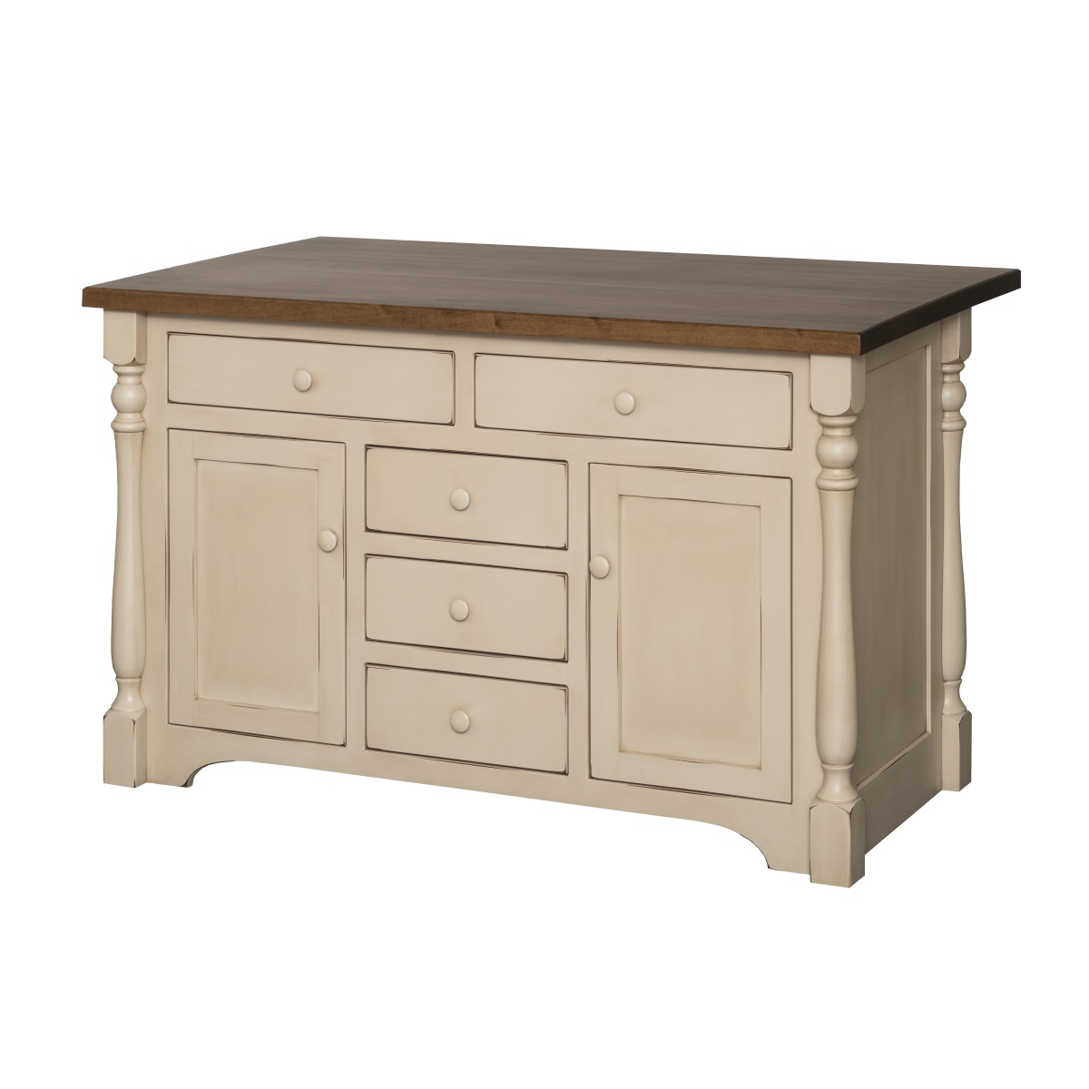 Maple 60″ Kitchen Island Image