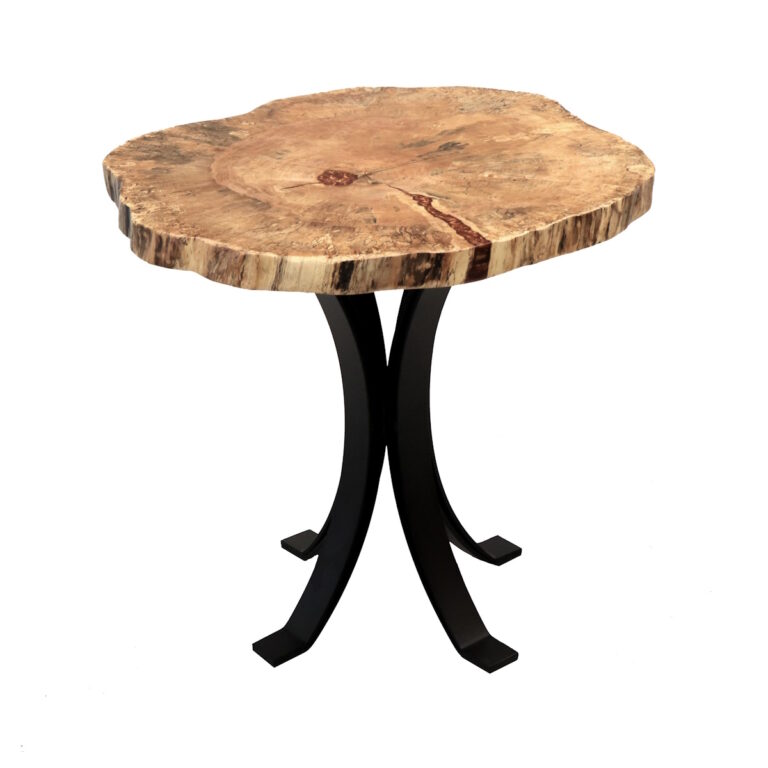 Live Edge Maple Round Eclipse Table
