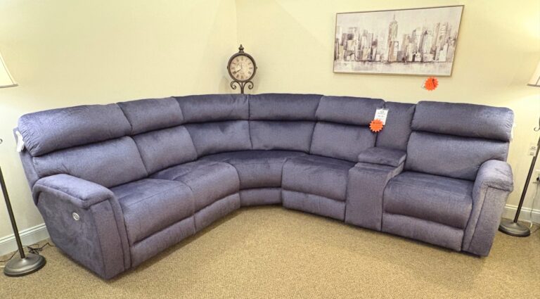 Power Reclining Sectional W/Power Headrests