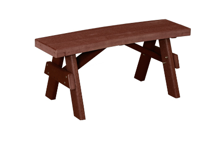 Curved Garden Bench Image