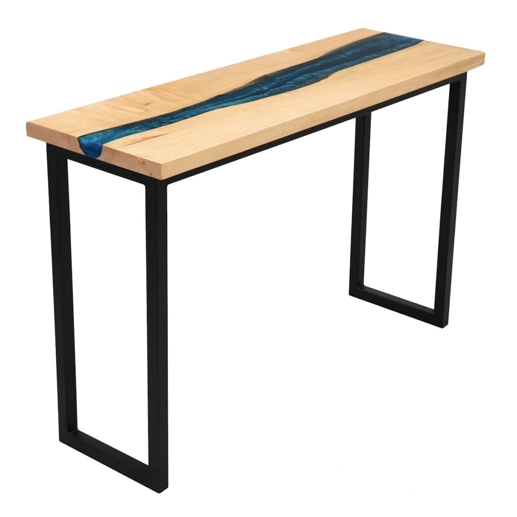 Maple & Epoxy River Bar Table Image