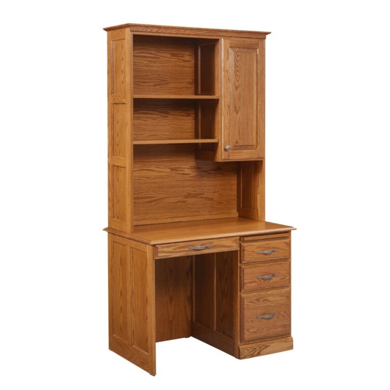 Traditional 40" Desk & Tall Hutch