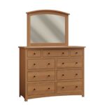 213 Buckeye Quick Ship Dresser Rounded Mirror Final