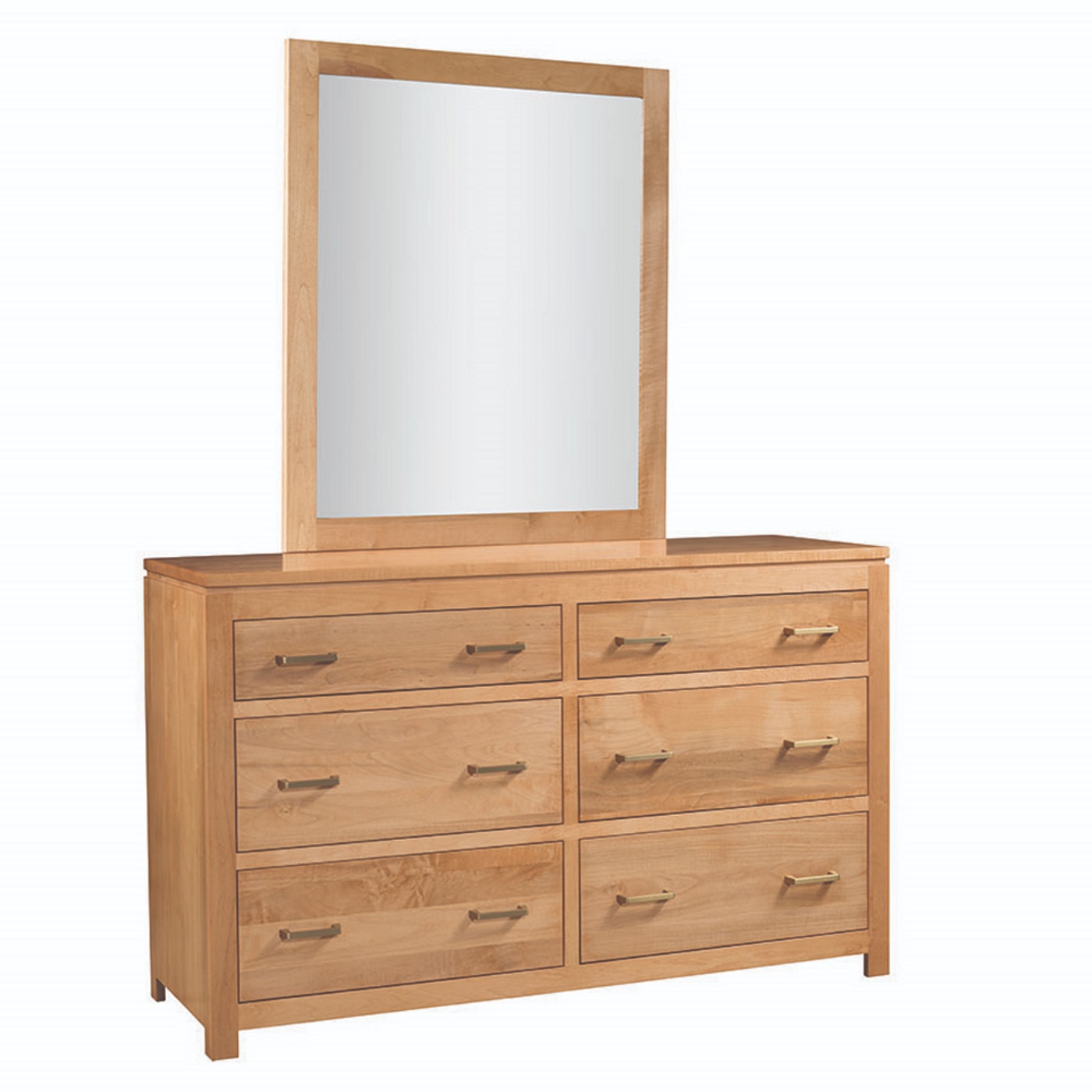 Lew Modern Dresser & Mirror Image