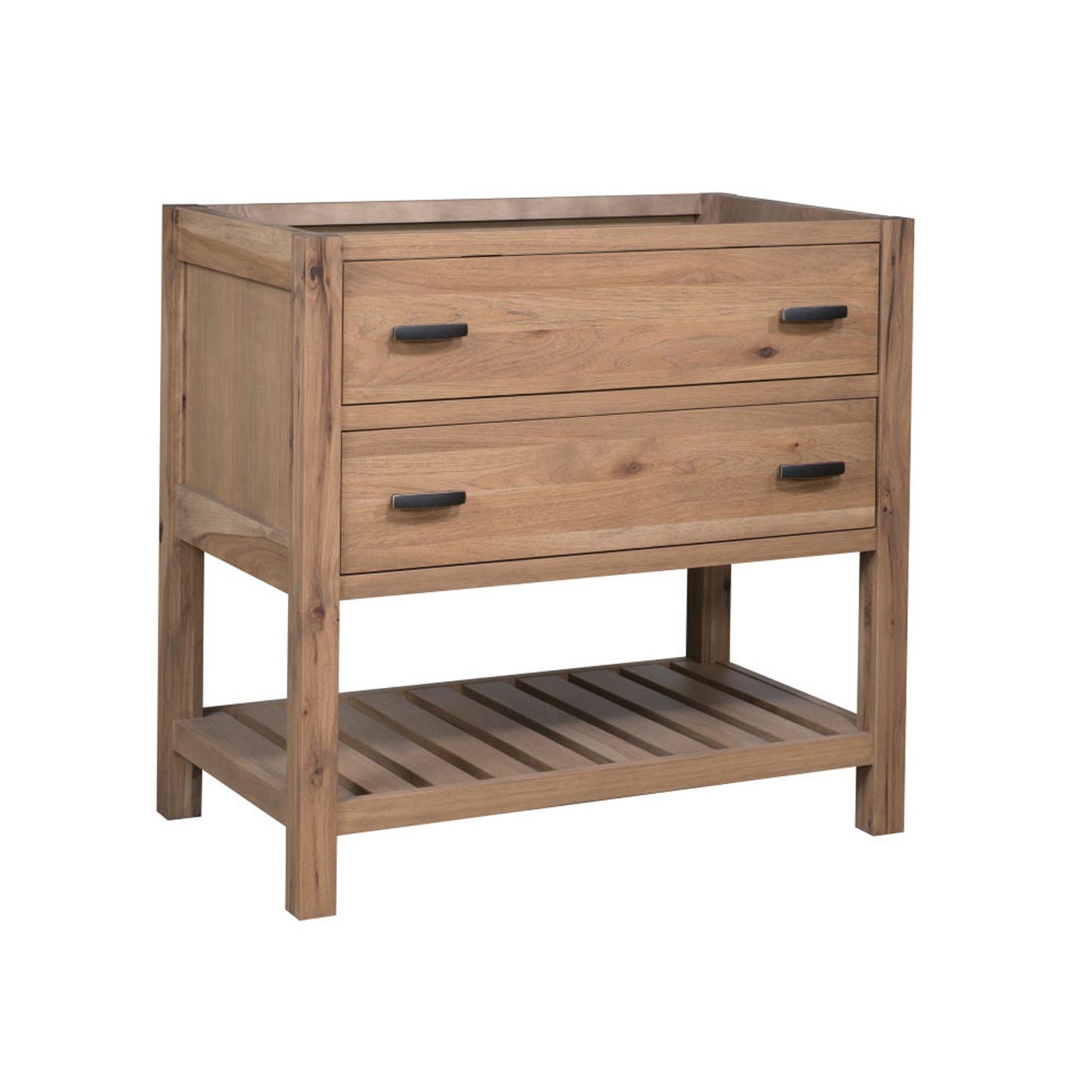 Open Shelf Bathroom Vanity Image