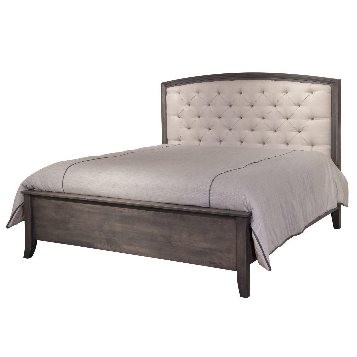 Concord Upholstered Tufted Bed Image
