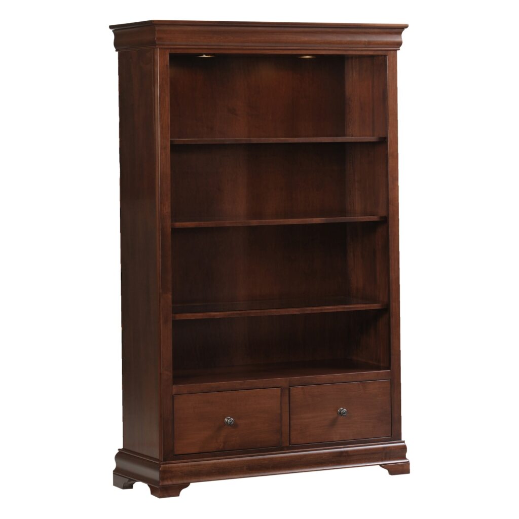 Bordeaux Bookcase w/2 File Cabinet Drawers Image