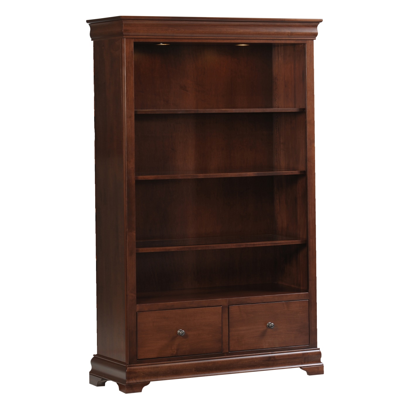 Bordeaux Bookcase w/2 File Cabinet Drawers Image