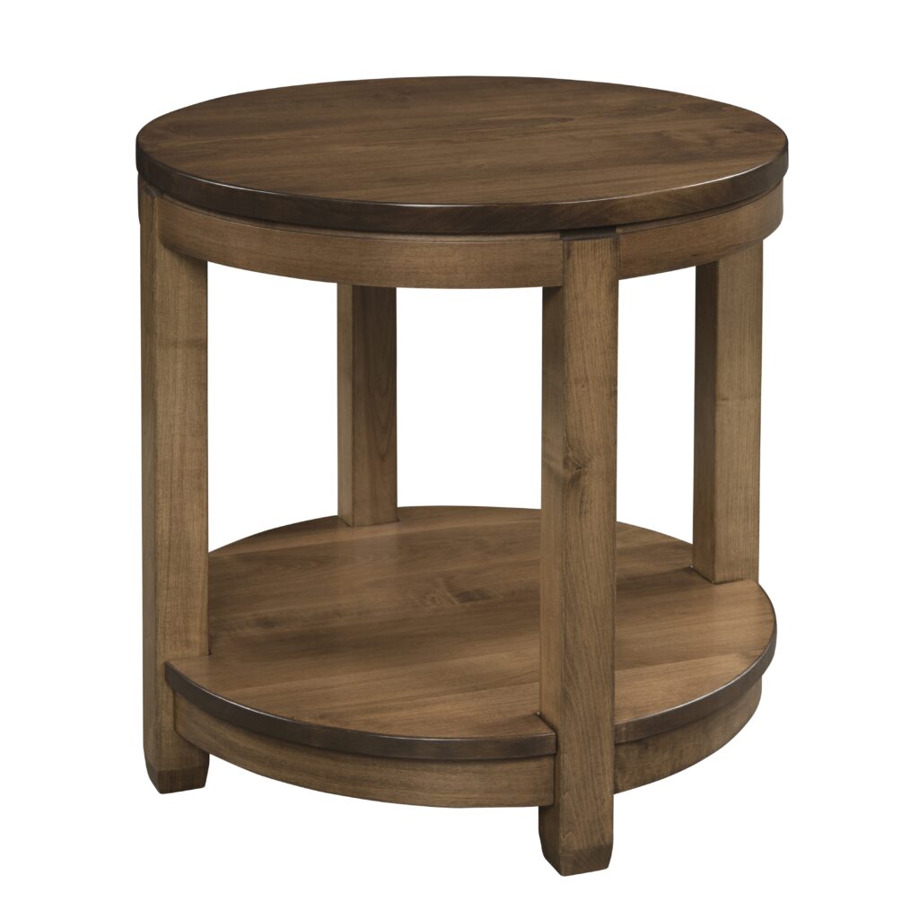 Antigo Round End Table Image