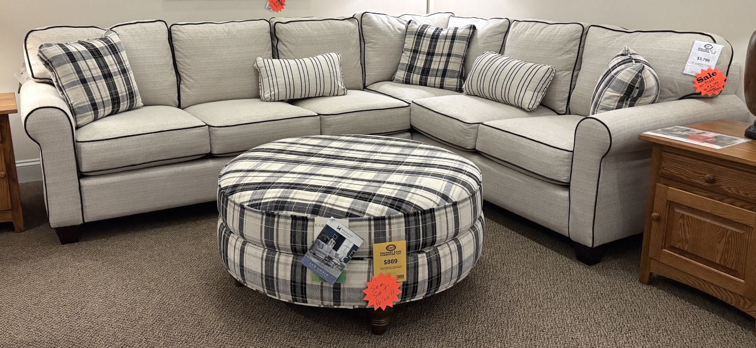 2 Piece Sectional & Ottoman Image